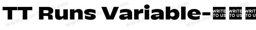 TT Runs Variable字体转换